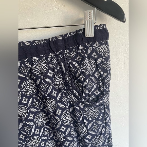 Navy Printed Pants Knox Rose XXL - Picture 3 of 7